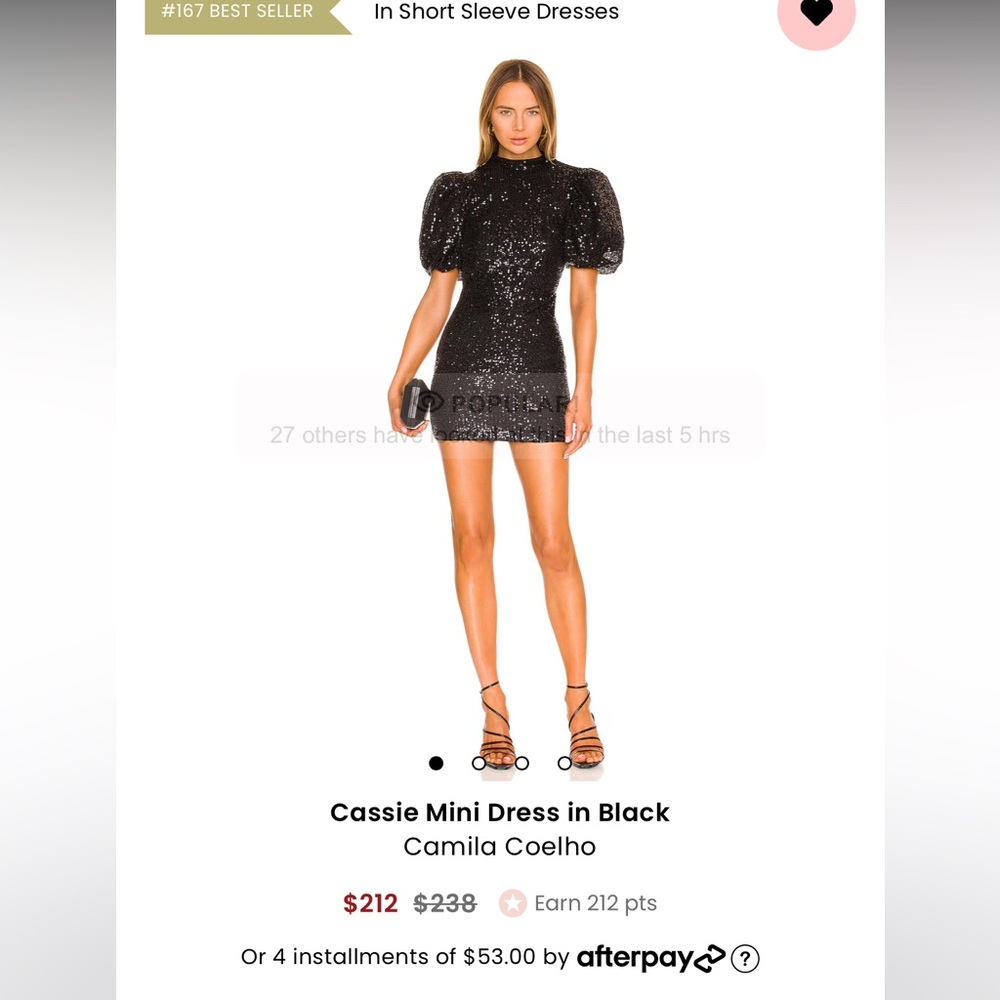 Cassie Mini Dress in Black
Camila Coelho